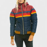 Veste légère imperméable Olyndra London pour femme, en tissu synthétique, avec capuche et fermeture éclair.