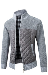 Veste Bromley en tissu épais, coupe ajustée, coloris gris, détail de boutons en métal, par la marque Olyndra London.