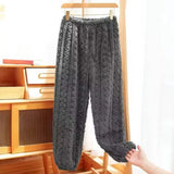 Pantalon doublé doux Olyndra London Glacier, pantalon chaud et confortable pour femmes, tissu doux et doublé pour l'hiver.