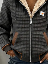 Vêtement extérieur polaire thermique Olyndra London AURELIA, manteau chaud et confortable pour l'hiver, en tissu doux et résistant.